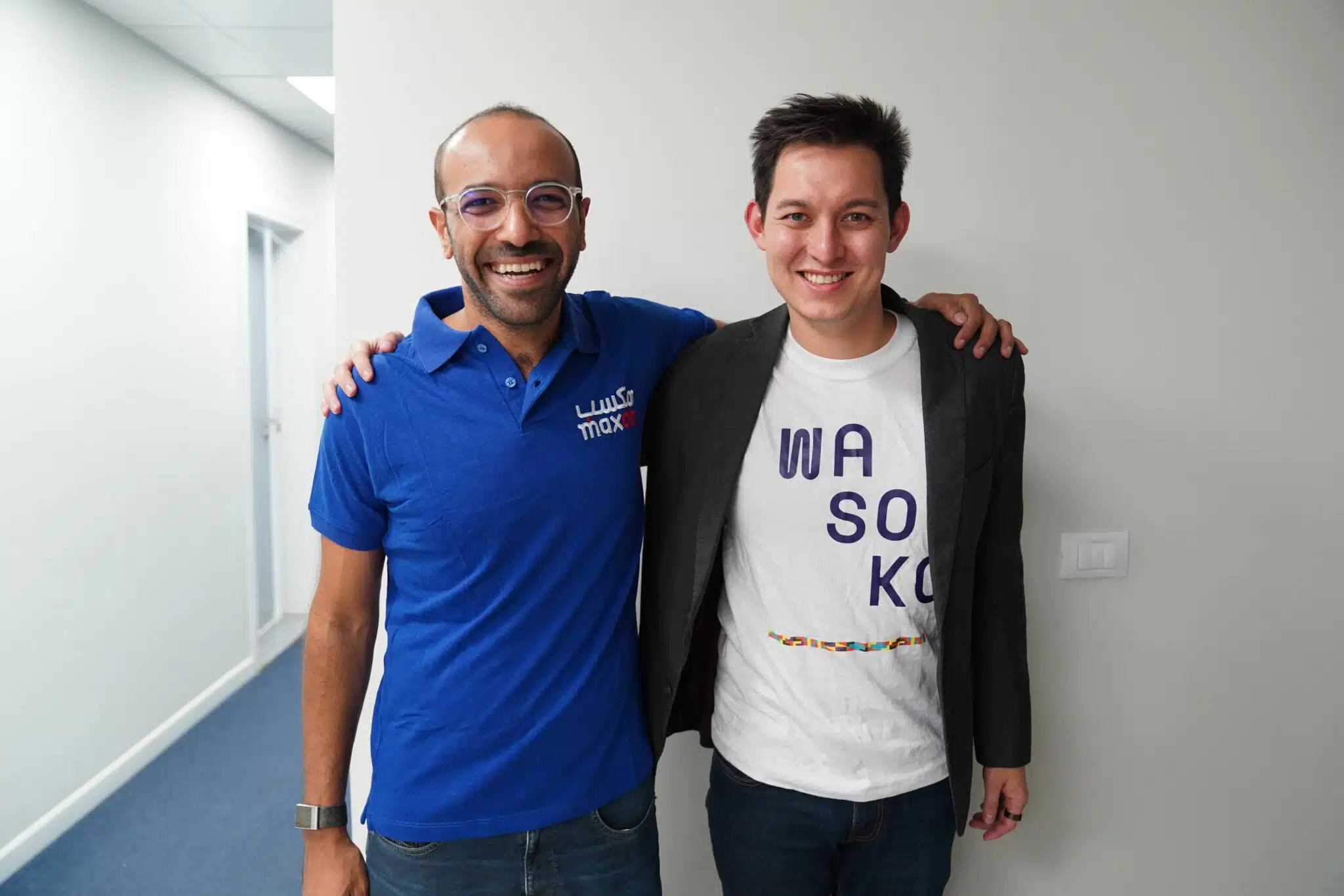 Belal El-Megharbel, CEO MaxAB and Daniel Yu, CEO Wasoko
