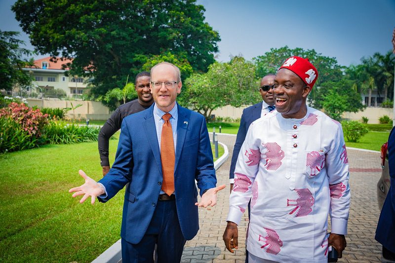 Nigerians abroad to register for NIN via a mobile app 3 US Consul-General, William Stevens and Governor Chukwuma Charles Soludo CFR