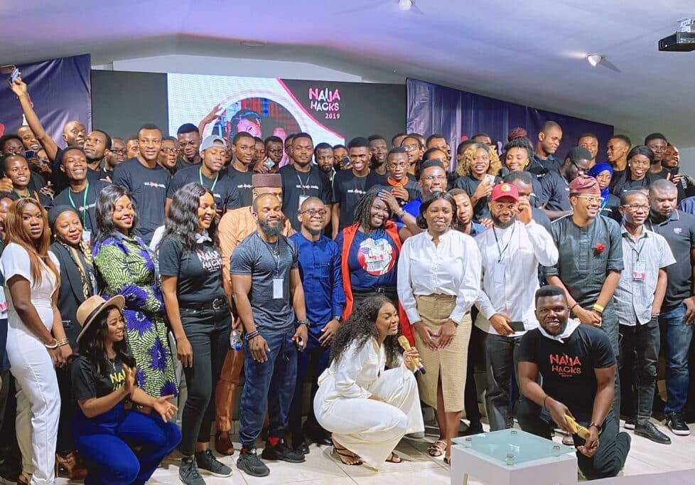 Ghana's Boost partners Mastercard to provide digital payment wallets 3 A picture of a group of people that attended NaijaHacks in 2019