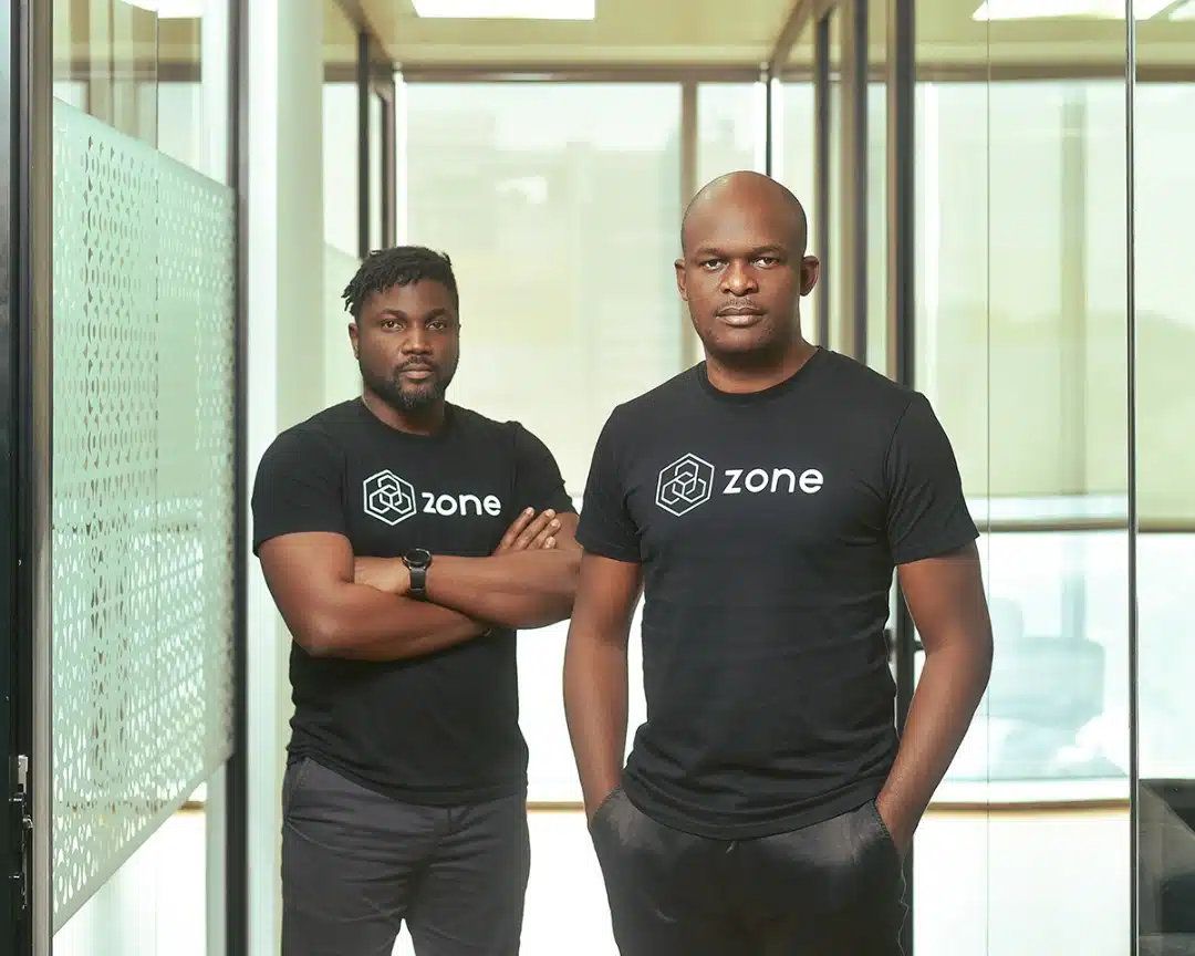 Left to right: Wale Onawunmi (Co-Founder & CTO Zone) Obi Emetarom ( Co-Founder & CEO Zone)