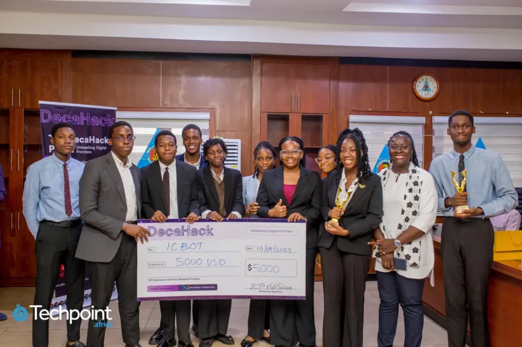 Certify of Covenant University emerges as the winner of ICP Hub Sahara's Decahack Initiative 4 ICP Hub Decahack initiative participants from covenant university
