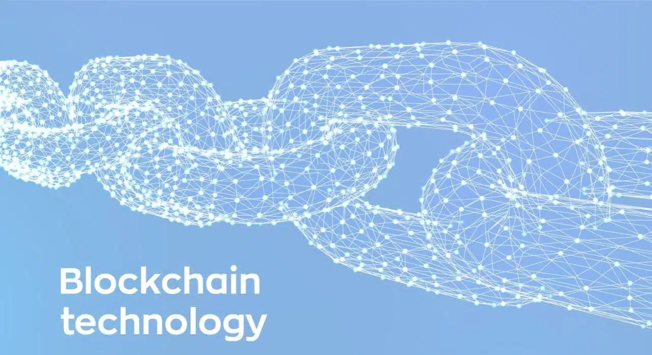 A picture that denotes blockchain