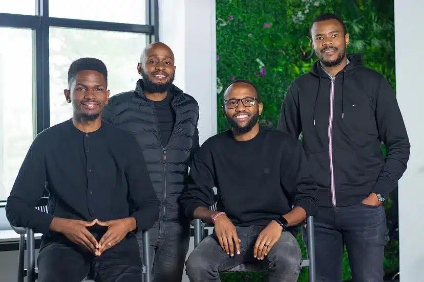 Chpter Cofounders — (From Left) Mark Kiarie, Kuria Kevin, Tesh Mbaabu and Mesongo Sibuti