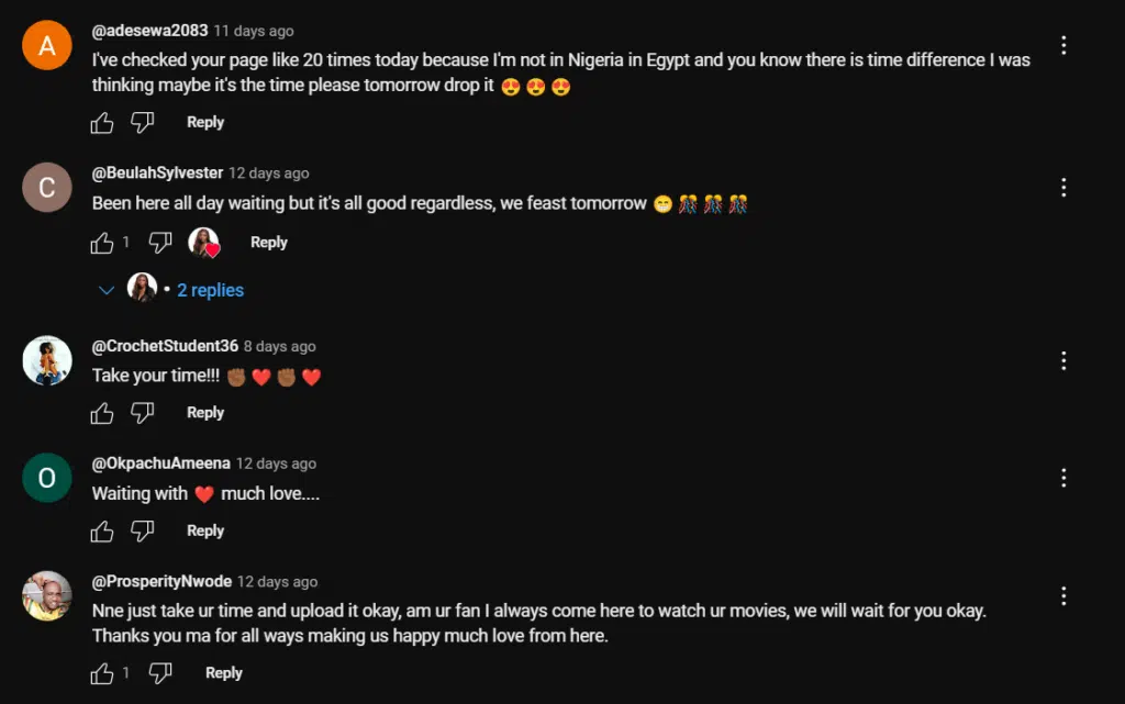 A screenshot of the Community section on Bolaji Ogunmola's YouTube channel