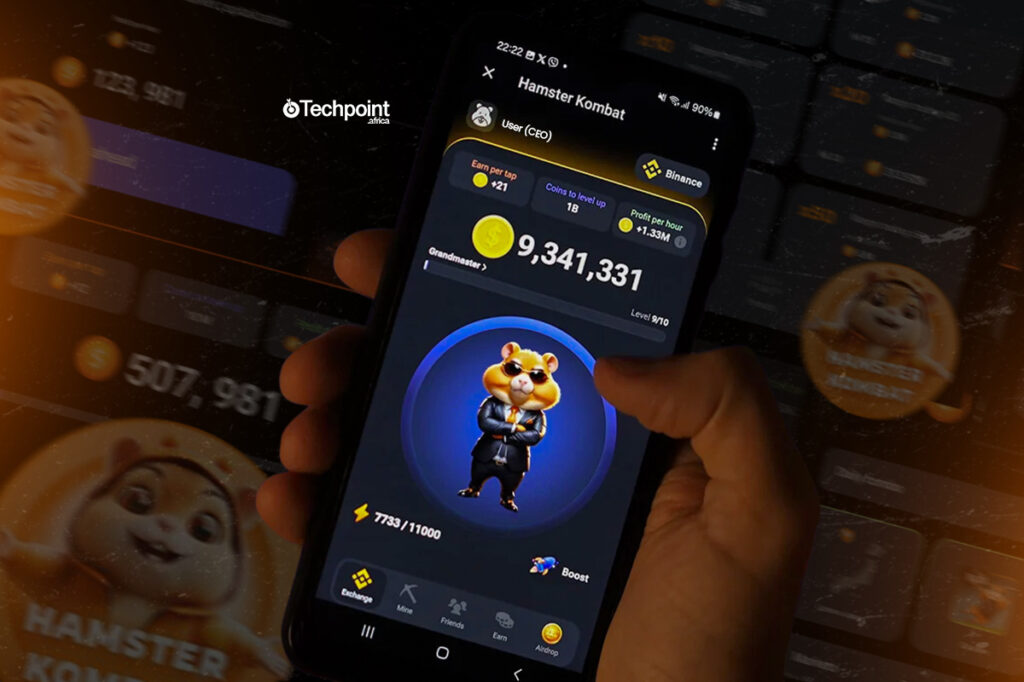 Orange's 15% nightmare in Burkina Faso 2 Someone tapping Hamster Kombat