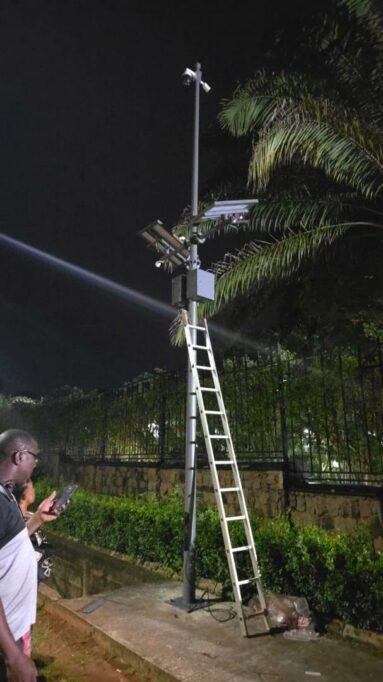 21-year-old Nigerian founders turn to hardware after building acquired and funded software startups 5 Kallon Sentry Tower by Terrahaptix deployed at a customer’s site