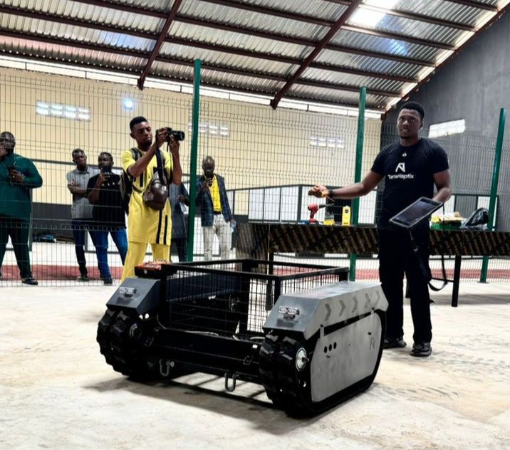 21-year-old Nigerian founders turn to hardware after building acquired and funded software startups 4 Terrahaptix Duma ground drone
