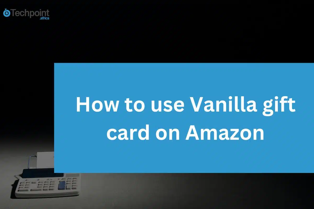 How to use Vanilla gift card on Amazon