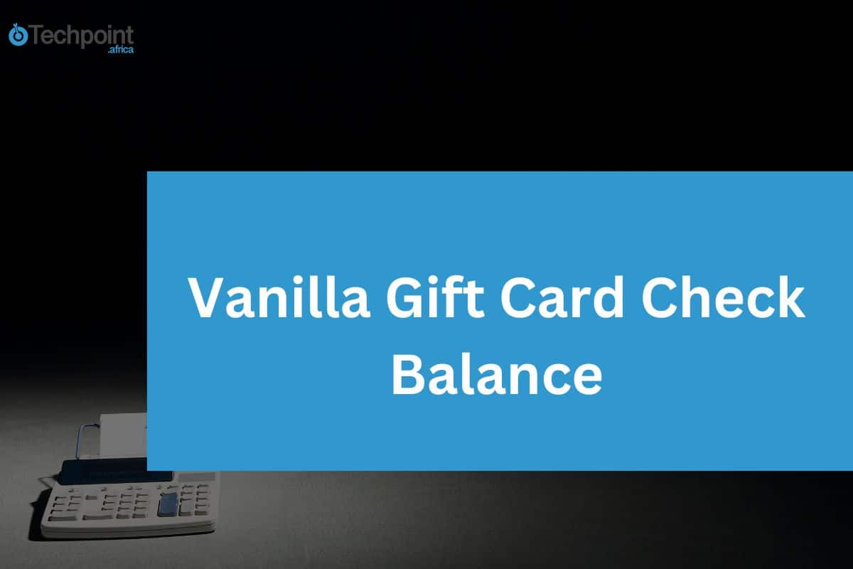 How to check vanilla gift card balance