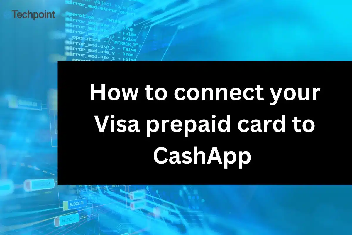 How to connect your visa prepaid card to cash app 