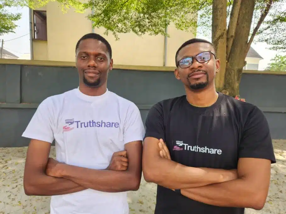 Kurotamunoye Briggs,(CEO) and Fortune Bekee (CTO) of Truthshare