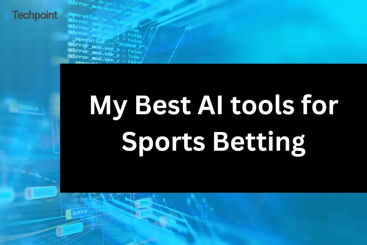 My Best AI tools for Sports Betting