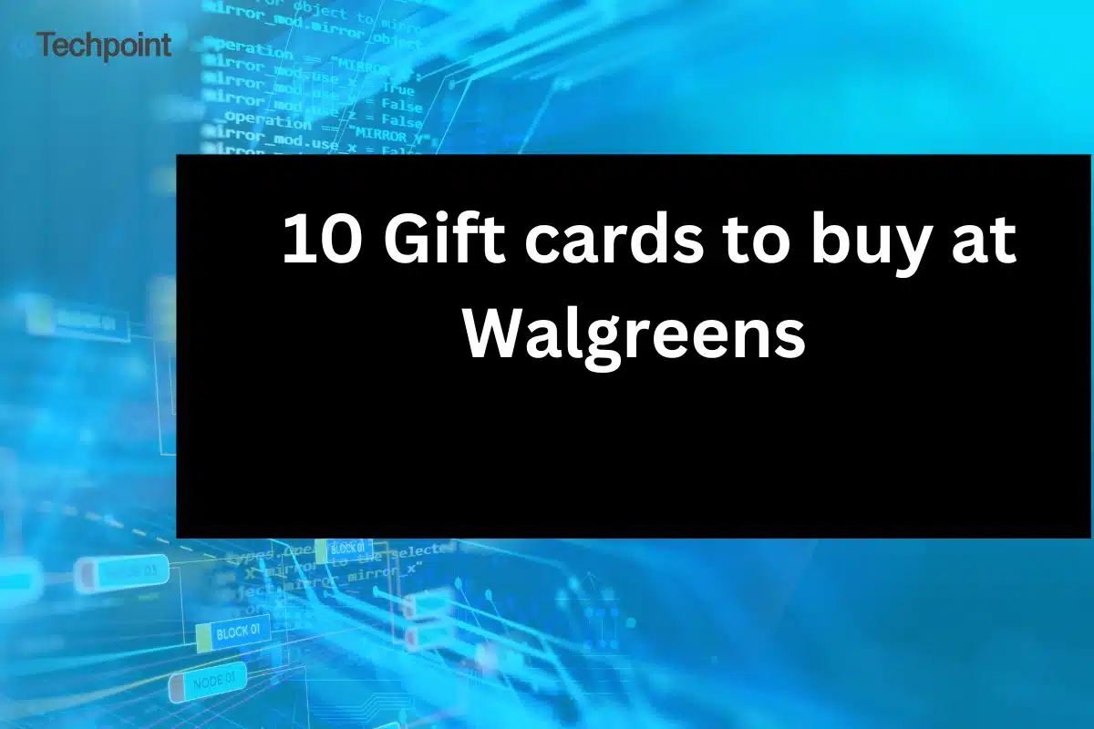 10 Gift cards to buy at Walgreens