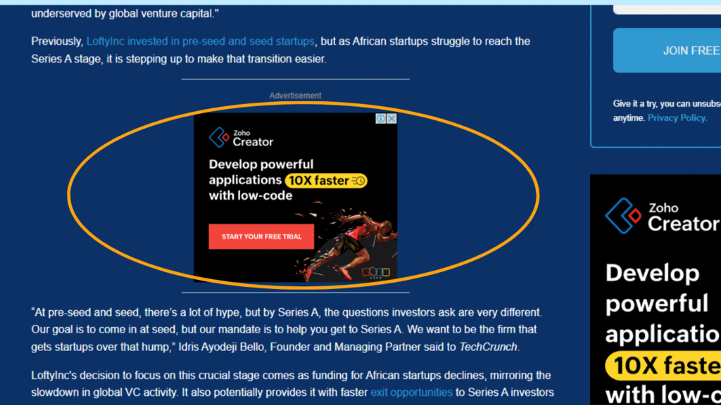 Maximise your ROI with Techpoint Africa’s high-impact ad banners 3 In-post Banner on Techpoint Africa Website