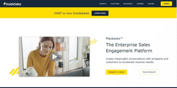 Best AI tools for sales: boost your marketing and prospecting efforts 5 InsideSales homepage
