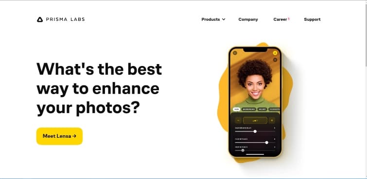 Best AI apps for headshots in 2025 5 Prisma labs homepage