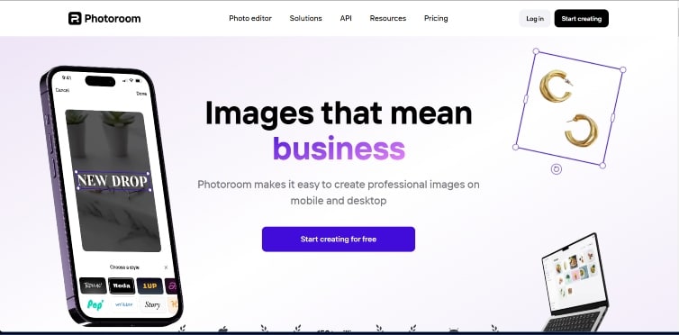 Best AI apps for headshots in 2025 4 photoroom homepage