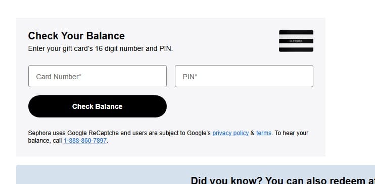 How to check your Sephora gift card balance quickly and easily 4 AD 4nXfMnpFm5gRmsYBxisLbn9z wN76GzKM4zko758nIxbFCPZTCSwqVNNpQaHoFPcFP VVJMG0bpsZ