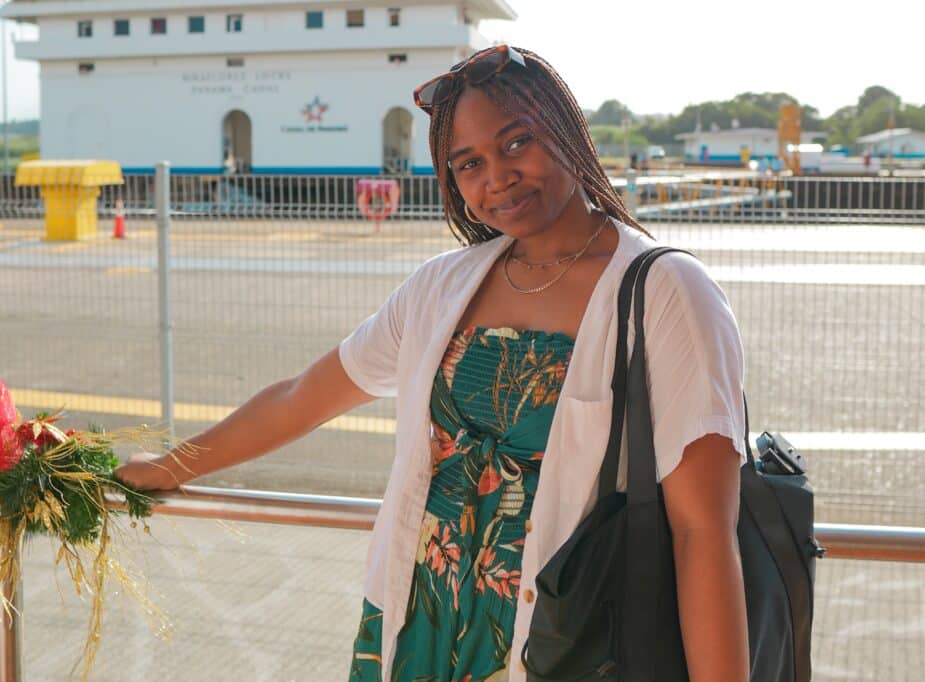 This Nigerian content creator left architecture to travel the world. Now, she’s challenging passport privilege with a Guinness World Record attempt 1 Alma Asinobi. Source: Supplied