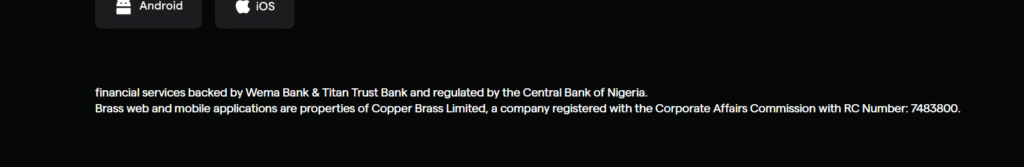 Brass plans Q1 2025 relaunch as co-founders receive no compensation after Paystack-led acquisition 1 Brass website footer