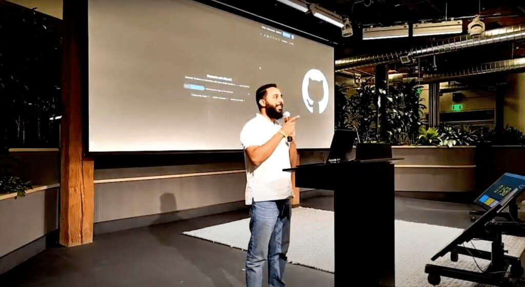 Egyptian startup Stakpak raises $500,000 in pre-seed funding to build an AI-powered DevOps IDE 1 George Fahmy pitching Stakpak