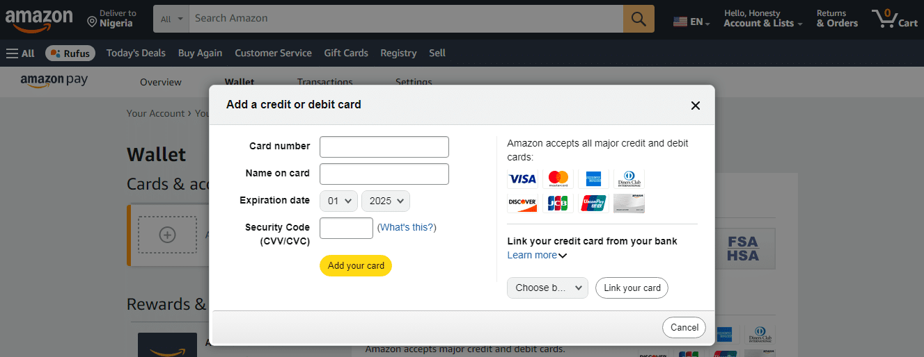 How to use an American Express gift card on Amazon 5 AD 4nXcXnjaq8IUDosEcioz6bKCGqX2fU76WHL8Q39naceuO Tbe4aJIH4Vgz