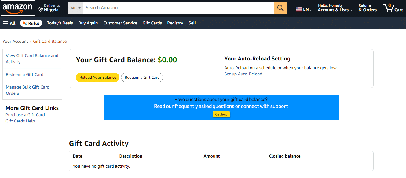 How to use an American Express gift card on Amazon 6