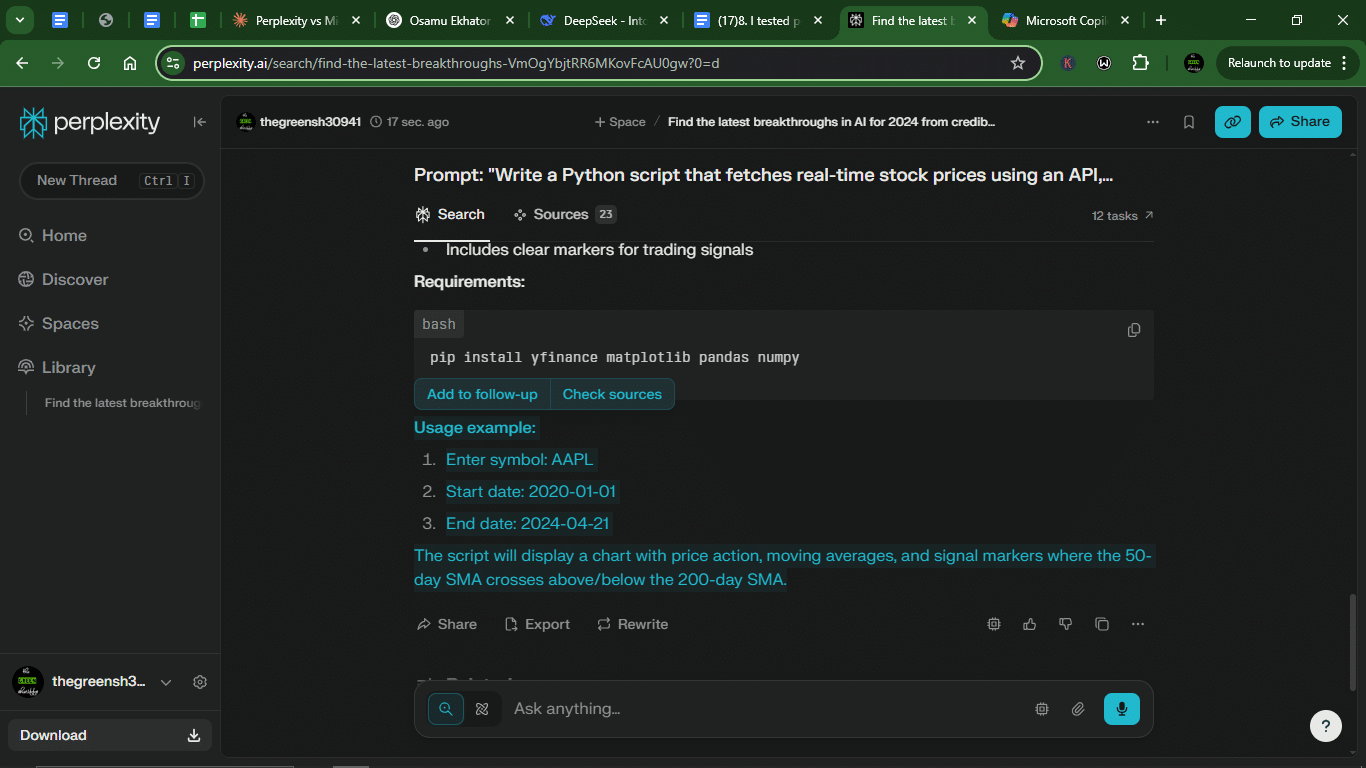 I tested Perplexity vs Copilot with 10 prompts for different use cases — Here’s what I found 7 AD 4nXe3t8KuqdCkhqXJuULyy37 unLXdkT 16ZdBhVdqB8yYtC1feF0ikfpEw1YmLV4WesxDFr4KtattB9kqaUbw peXv8nVnyHr REIwaTJpWJBcGMOww142Po5ZWy4ga5VQ53NIpM1A