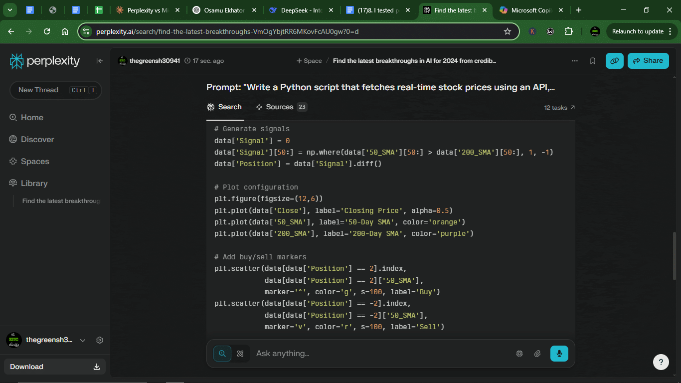 I tested Perplexity vs Copilot with 10 prompts for different use cases — Here’s what I found 5