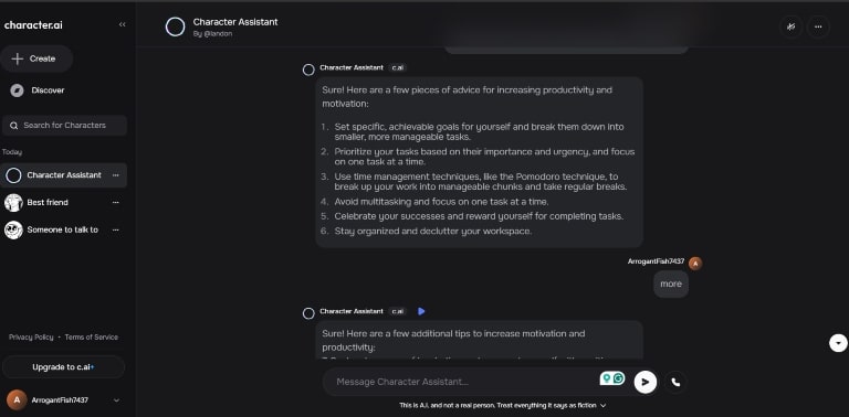 Character.AI (c.ai) review: my honest testing 7 AD 4nXfuxHExo4doBEgZRdV2HujQk7dhhdVRHMthWc9ZzMAEWJseDwqwVqHuc2dWY