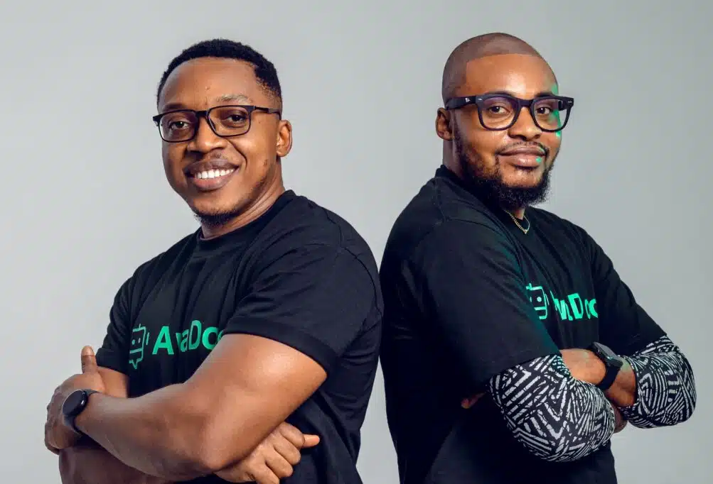 AwaDoc co-founders, Chinonso Egemba and Jesse Benedict