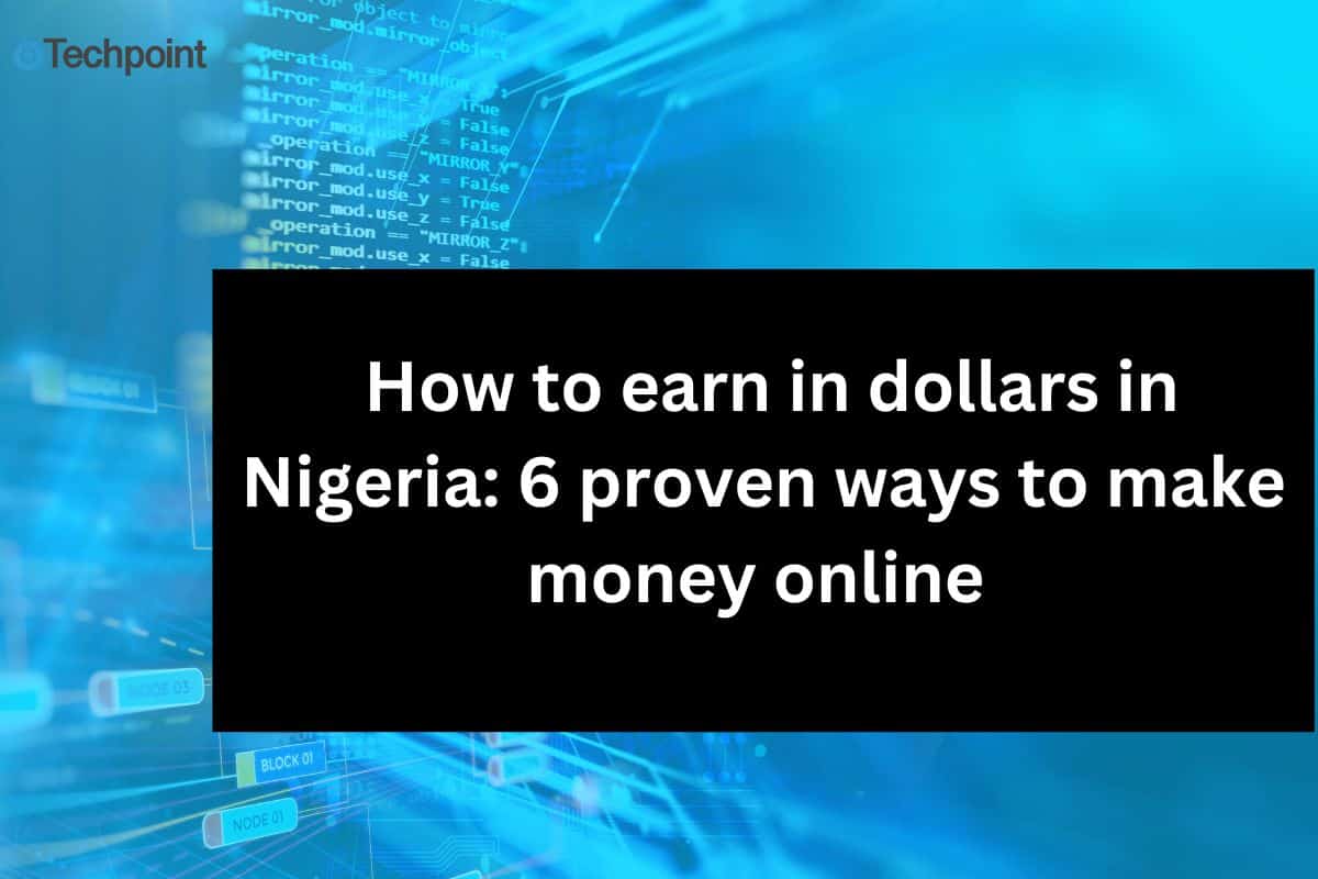How to earn in dollars in Nigeria: 6 proven ways to make money online 