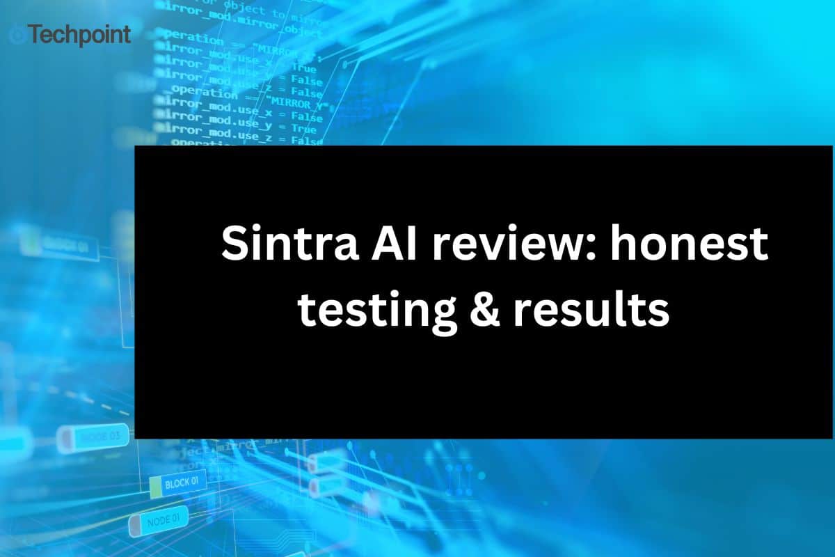  Sintra AI review: honest testing & results