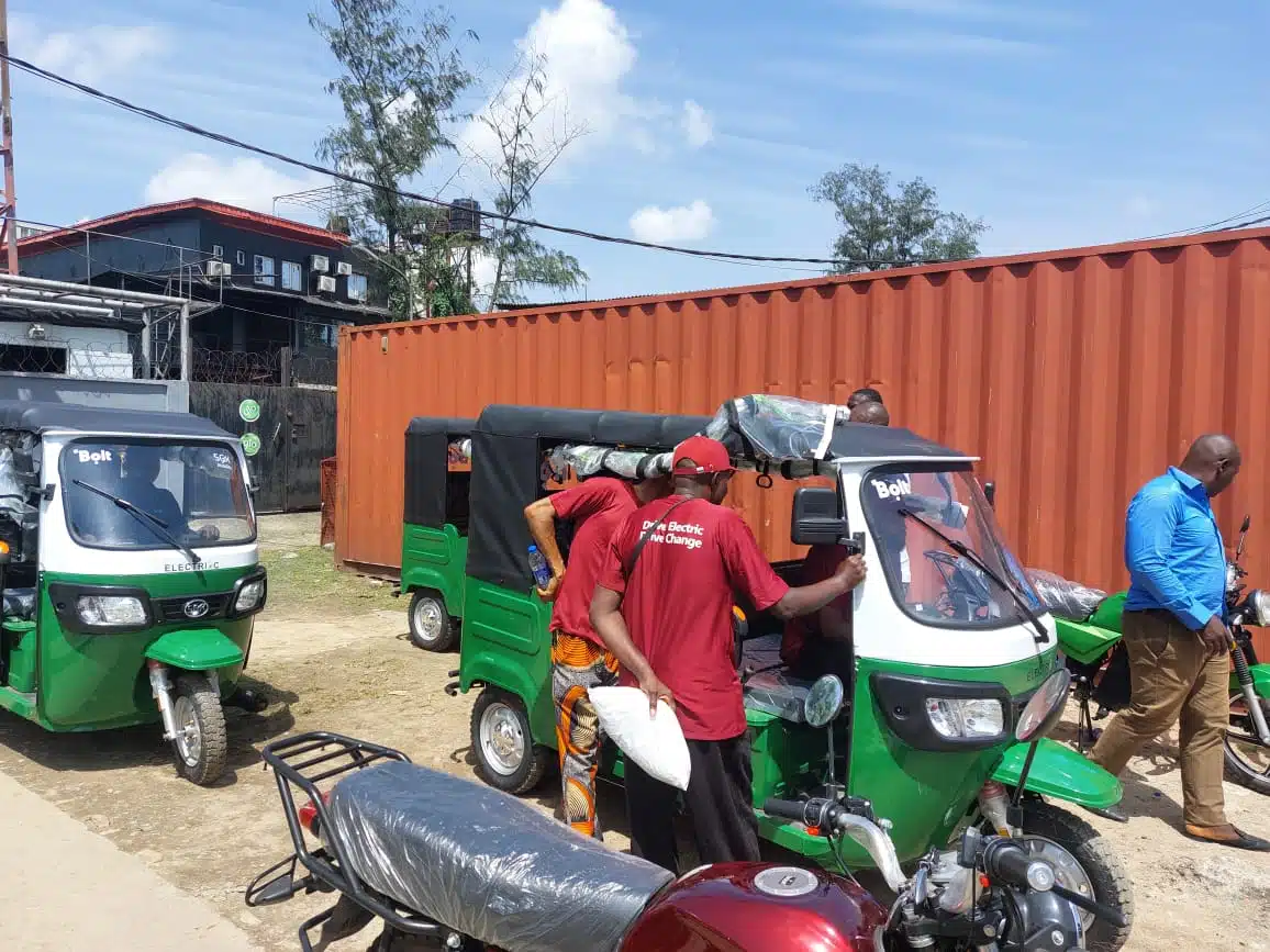 Bolt will now allow users to book electric tricycles in Lagos