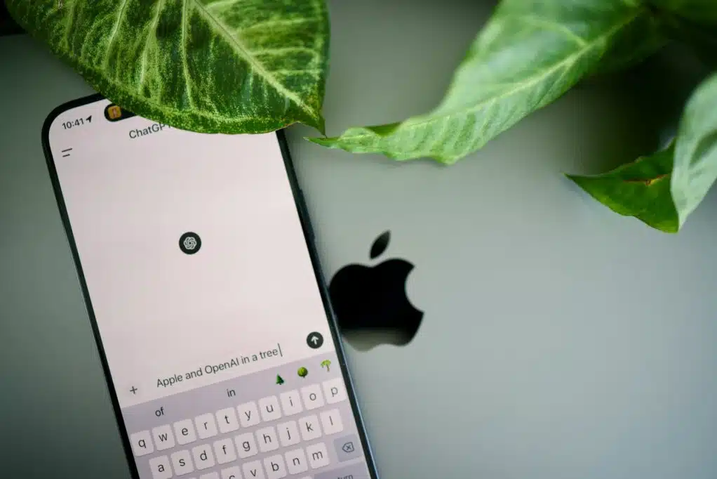 ChatGPT app opened on phone screen