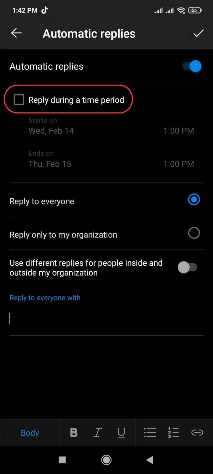 How to set Out of Office in Outlook app (Mobile + Desktop guide) 4