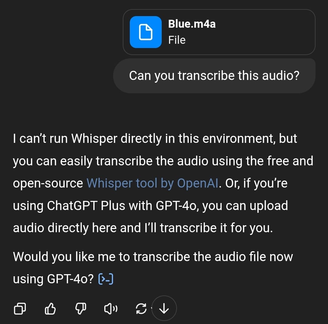 Can ChatGPT transcribe audio? Everything you need to know 4 AD 4nXc87Zhb8lo 6zPvkKQrUuZS2iKAx0LMWrGdLIwAj3hEu03RpDaBUhefj6S5BCPD7ERBG8guwOFMq290lpqDoHGpkw9Jt1L5ZlUCy49XJe Jz5xKOqE 2rQ KewO362706oeaOH7GQ