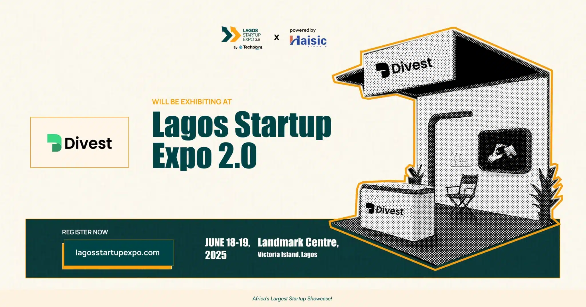 Exhibitor Spotlight: Divest is fuelling crypto liquidity at Lagos Startup Expo 2.0