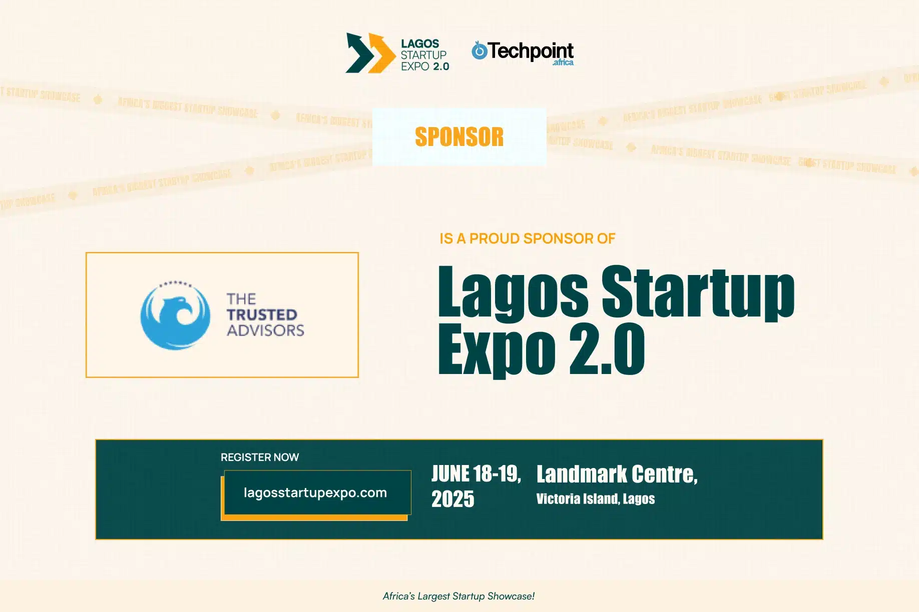 The Trusted Advisors, Sponsors of Lagos Startup Expo 2.0