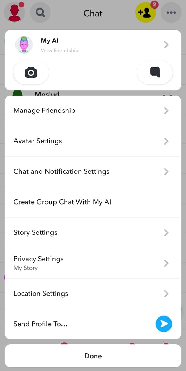 How to disable Snapchat AI on Android and iPhone (2025 Guide) 2 AD 4nXcZdgFQJAVHDBbJhnt3